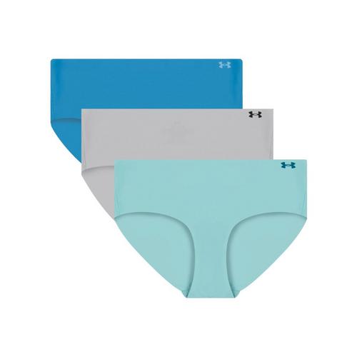 Women's Under Armour Pure No Show 3 Pack Hipster Underwear - Primary Image