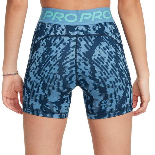 Girls' Nike Pro Dri-FIT AOP Biker Shorts - Primary Image