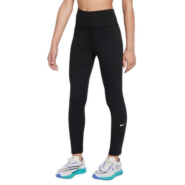 Girls' Nike Dri-FIT One Leggings XLarge Black/White