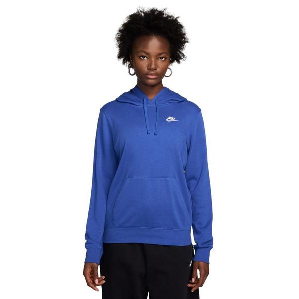 Women's Nike Sportswear Club Fleece Hoodie Small Game Royal/White