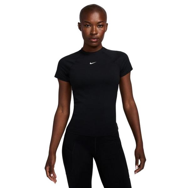 Women's Nike Pro Dri-FIT T-Shirt Large Black/White