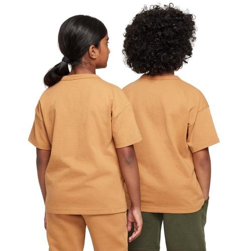 Girls' Nike Sportswear Embroidered Futura LBR T-Shirt - Primary Image