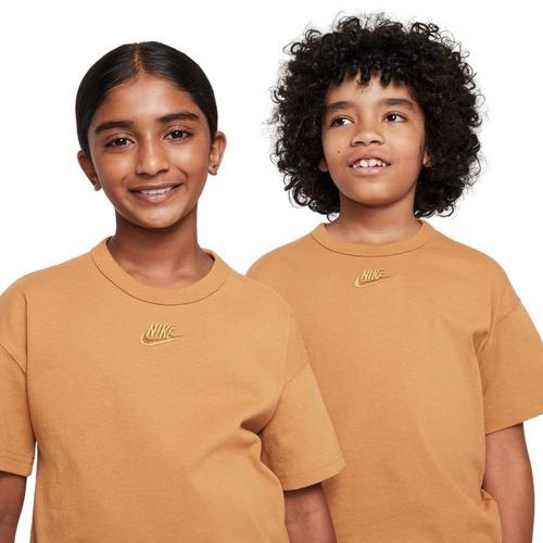 Girls' Nike Sportswear Embroidered Futura LBR T-Shirt - Primary Image