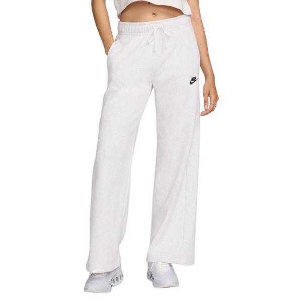 Women's Nike Sportswear Club Fleece Wide Leg Sweatpants Large Birch Regular