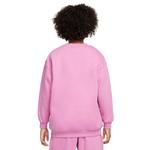 Kids' Nike Sportswear Club Fleece Oversized Crewneck Sweatshirt - Thumbnail 2 of 3