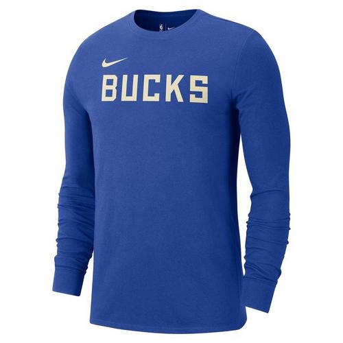 Nike Milwaukee Bucks 2024 City Edition Logo Long Sleeve T-Shirt - Primary Image