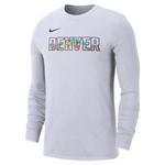 Nike Denver Nuggets 2024 City Edition Logo Long Sleeve T-Shirt - Thumbnail 1 of 2