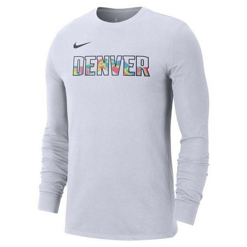 Nike Denver Nuggets 2024 City Edition Logo Long Sleeve T-Shirt - Primary Image