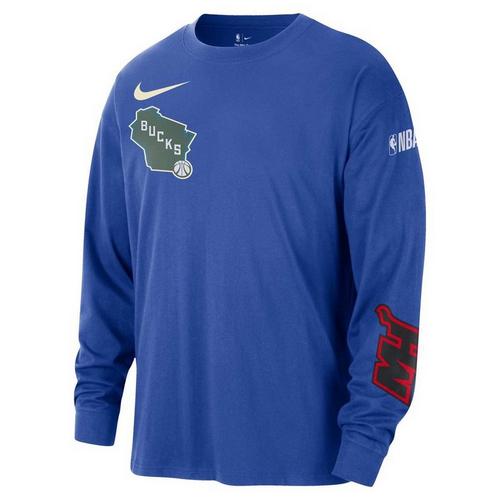 Nike Milwaukee Bucks 2024 City Edition Max90 Long Sleeve T-Shirt - Primary Image