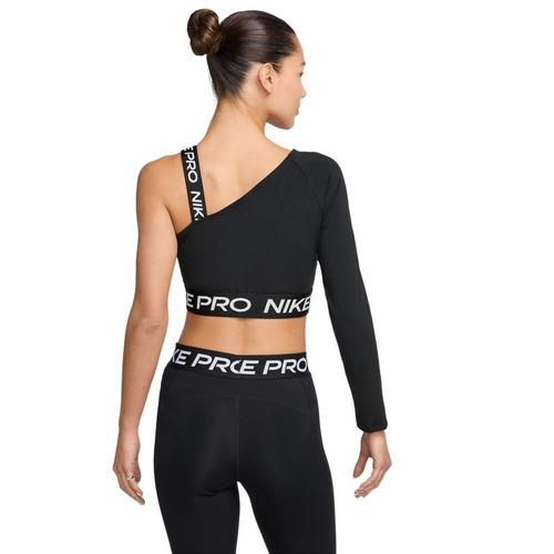 Women's Nike Pro Shine Long Sleeve One Shoulder Shirt - Primary Image