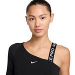 Women's Nike Pro Shine Long Sleeve One Shoulder Shirt - Thumbnail 3 of 3