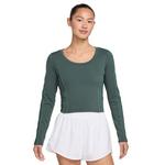 Women's Nike One Fitted Long Sleeve Scoop Neck T-Shirt - Thumbnail 1 of 3
