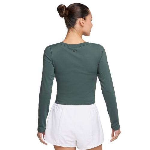 Women's Nike One Fitted Long Sleeve Scoop Neck T-Shirt - Primary Image