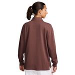 Women's Nike Sportswear Essential Long Sleeve Oversized Polo - Thumbnail 2 of 3
