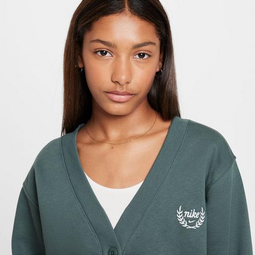 Girls' Nike Sportswear Club Fleece V-Neck Cardigan - Primary Image