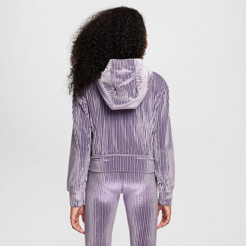 Girls' Nike Sportswear Ribbed Full Zip - Primary Image