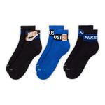 Men's Nike Everyday Plus Medium Cushion 3 Pack Ankle Socks - Thumbnail 2 of 4