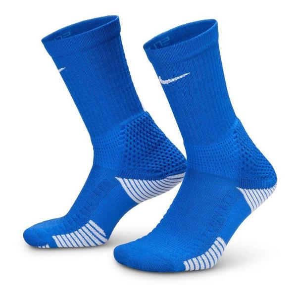 Men's Nike Elite 2.0 Crew Basketball Socks Medium Royal Blue/White