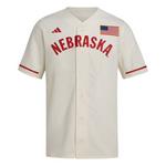 adidas Nebraska Cornhuskers Gold Standard Baseball Jersey - Thumbnail 1 of 2