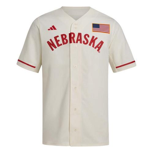 adidas Nebraska Cornhuskers Gold Standard Baseball Jersey - Primary Image