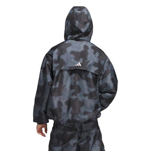 Men's adidas Anthony Edwards Camo All Over Print Hooded Anorak - Primary Image