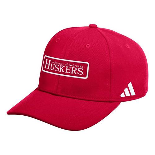 adidas Nebraska Cornhuskers Slouch Stretch Fit Hat - Primary Image