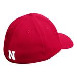 adidas Nebraska Cornhuskers Slouch Stretch Fit Hat - Thumbnail 2 of 2