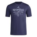 adidas Sporting Kansas City 2025 Pregame Script T-Shirt - Thumbnail 1 of 2