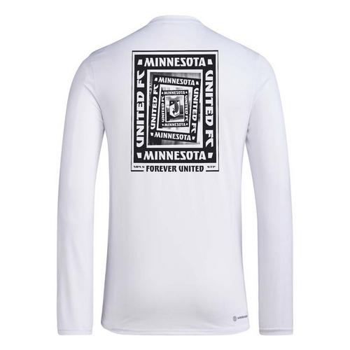 adidas Minnesota United FC 2025 Pregame Long Sleeve Shirt - Primary Image