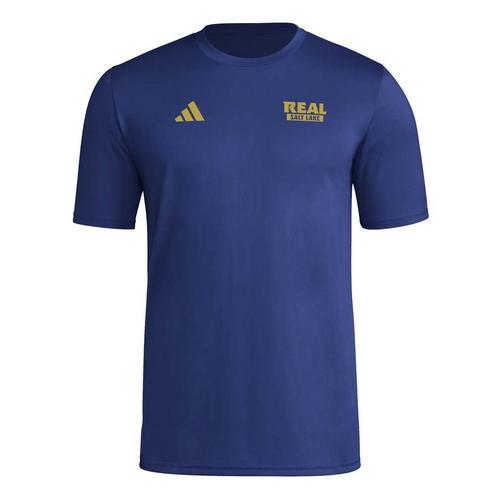 adidas Real Salt Lake 2025 Pregame Logo T-Shirt - Primary Image