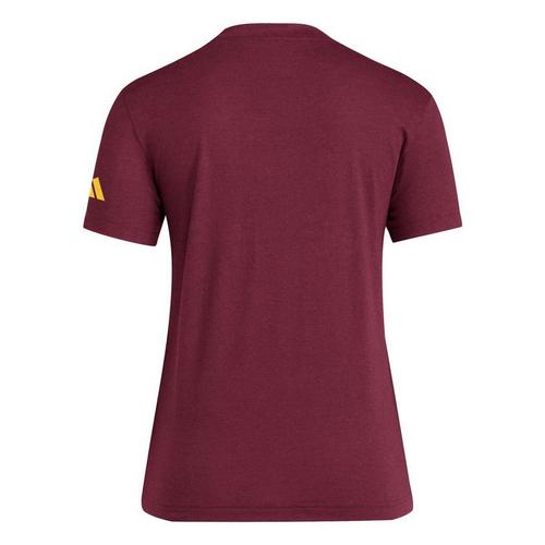 adidas Women's Arizona State Sun Devils Team Shield Wash T-Shirt - Primary Image