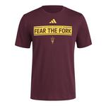 adidas Arizona State Sun Devils Slogan T-Shirt - Thumbnail 1 of 2