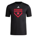 adidas Nebraska Cornhuskers Home Plate T-Shirt - Thumbnail 1 of 2