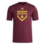 adidas Arizona State Sun Devils Home Plate T-Shirt - Thumbnail 1 of 2