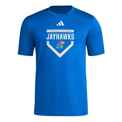 adidas Kansas Jayhawks Home Plate T-Shirt - Primary Image
