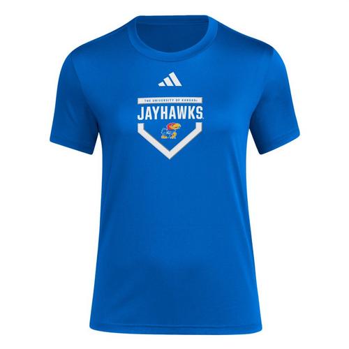 adidas Women's Kansas Jayhawks Wordmark T-Shirt - Primary Image
