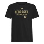 adidas Kids' Nebraska Cornhuskers Salute T-Shirt - Thumbnail 1 of 2