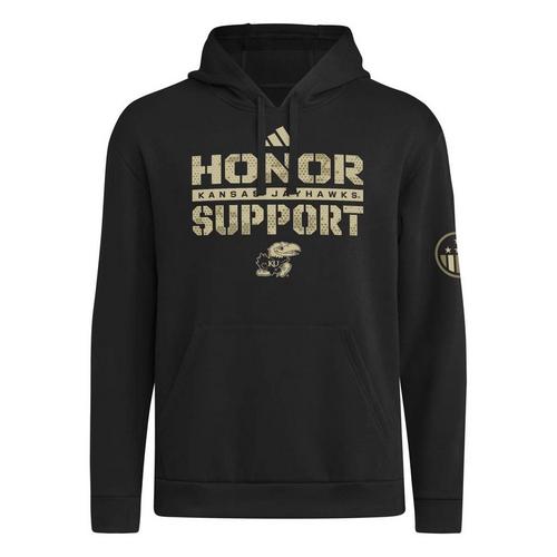 adidas Kansas Jayhawks Military Hoodie - Primary Image