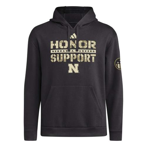 adidas Nebraska Cornhuskers Military Hoodie - Primary Image
