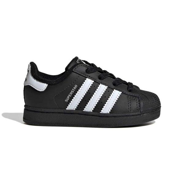 adidas Superstar II Elastic Lace Sneakers Toddler 10T Regular Core Black/Footwear White