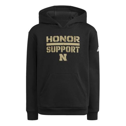 adidas Kids Nebraska Cornhuskers Honor & Support Hoodie - Primary Image