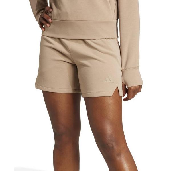 Women's adidas Designed for Training Warm Up Shorts XLarge Chalky Brown