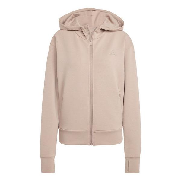 Women's adidas Designed 4 Training Full Zip Medium CHLKY Brown