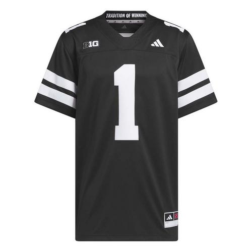 adidas Nebraska Cornhuskers Premium Strategy Football Jersey - Primary Image