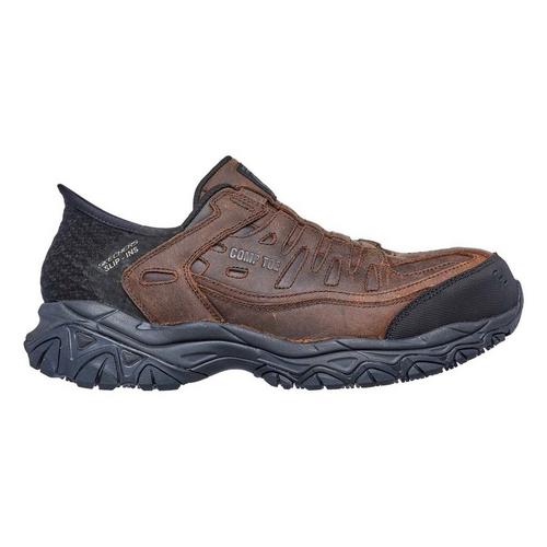 Men's Skechers Holdredge Ryker Composite Toe Slip On Work Shoes - Primary Image