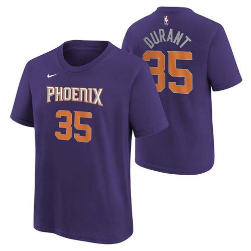 Nike Kids' Phoenix Suns Kevin Durant #35 Icon Name & Number T-Shirt - Primary Image