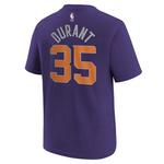 Nike Kids' Phoenix Suns Kevin Durant #35 Icon Name & Number T-Shirt - Thumbnail 2 of 3