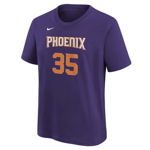 Nike Kids' Phoenix Suns Kevin Durant #35 Icon Name & Number T-Shirt - Primary Image