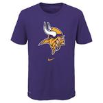 Nike Kids' Minnesota Vikings Primary Logo T-Shirt - Thumbnail 1 of 3