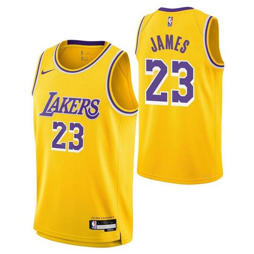 Nike Kids' Los Angeles Lakers LeBron James #23 Icon Edition Swingman Jersey - Primary Image